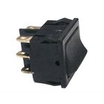 DPDT Center Off Latching Rocker Switch 250Vac 6A